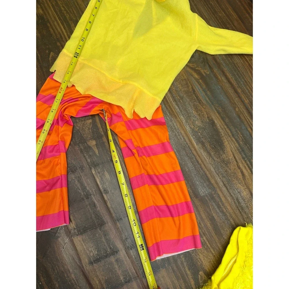 Vintage Sesame‎ Street Workshop Big Bird Costume Plush Hooded Pants Size 1-2